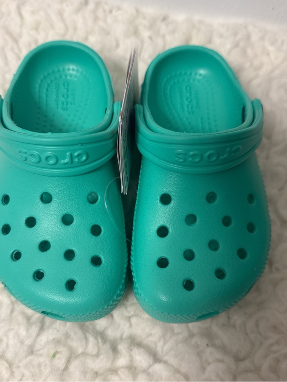 CROCS Kids Classic Clog in Teal Green